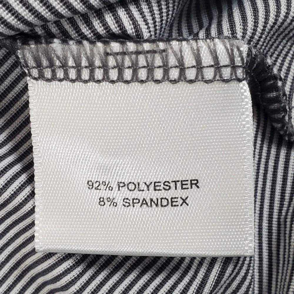 Peter Millar Polo Shirt Mens Large Grey Striped Alabama Crimson Tide Golf Casual